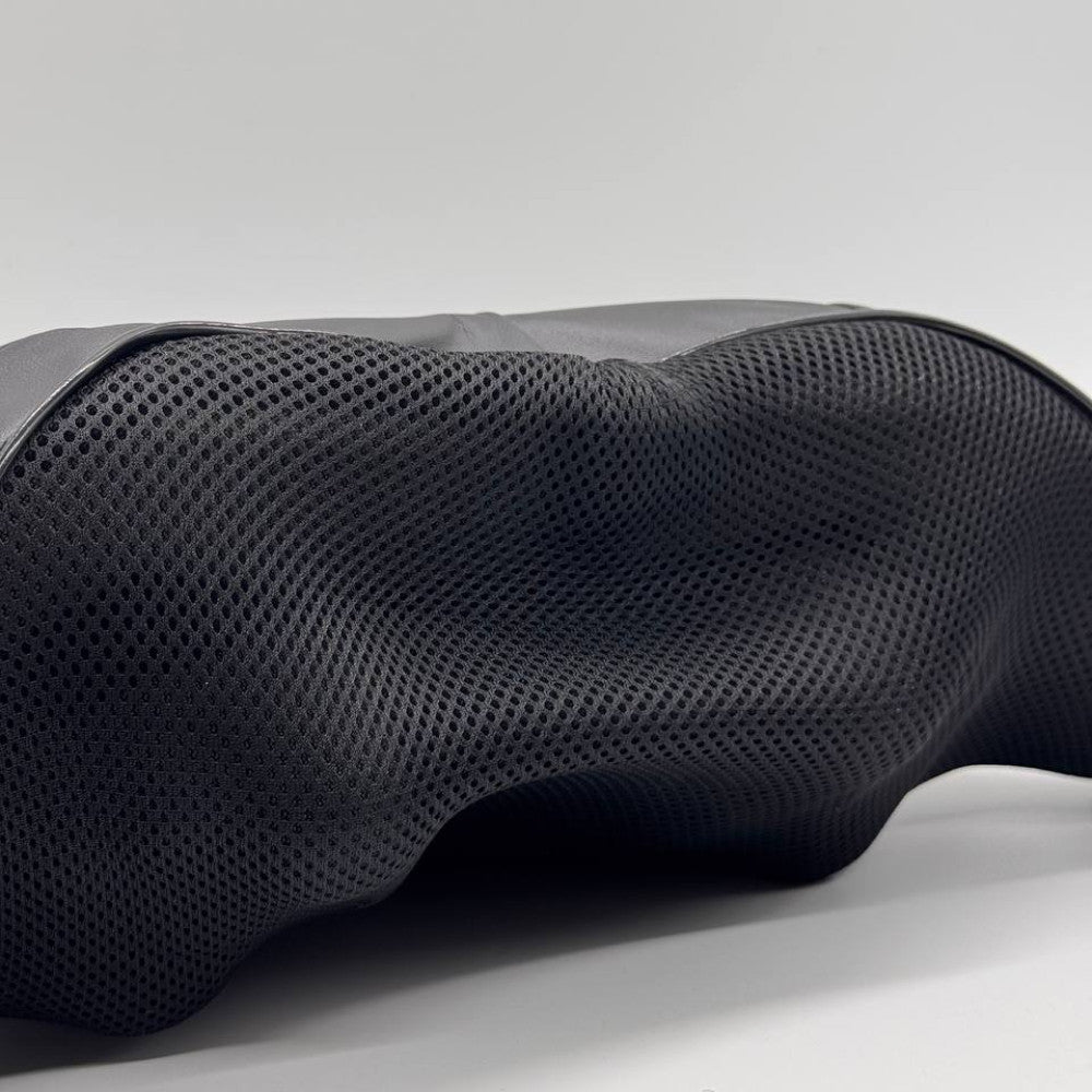 Роликовий масажер для спини та шиї Massager of Neck Kneading, Чорний / Масажна накидка