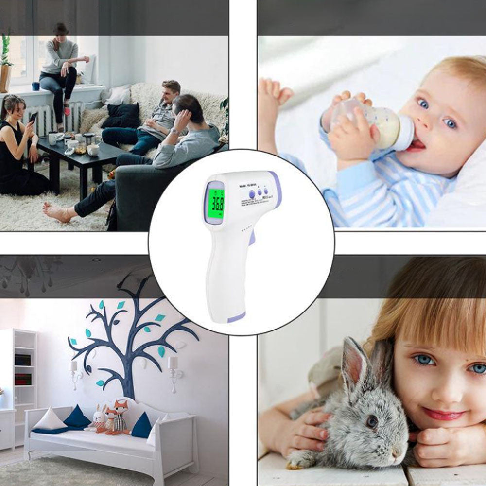 Безконтактний термометр інфрачервоний на батарейках, HL-E31 / Безконтактний градусник / Термометр цифровий