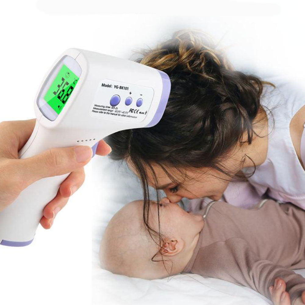 Безконтактний термометр інфрачервоний на батарейках, HL-E31 / Безконтактний градусник / Термометр цифровий