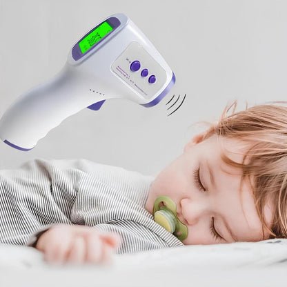 Безконтактний термометр інфрачервоний на батарейках, HL-E31 / Безконтактний градусник / Термометр цифровий