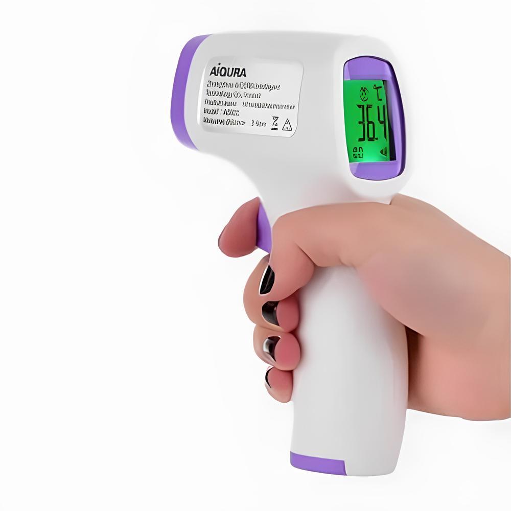 Безконтактний термометр інфрачервоний на батарейках, HL-E31 / Безконтактний градусник / Термометр цифровий