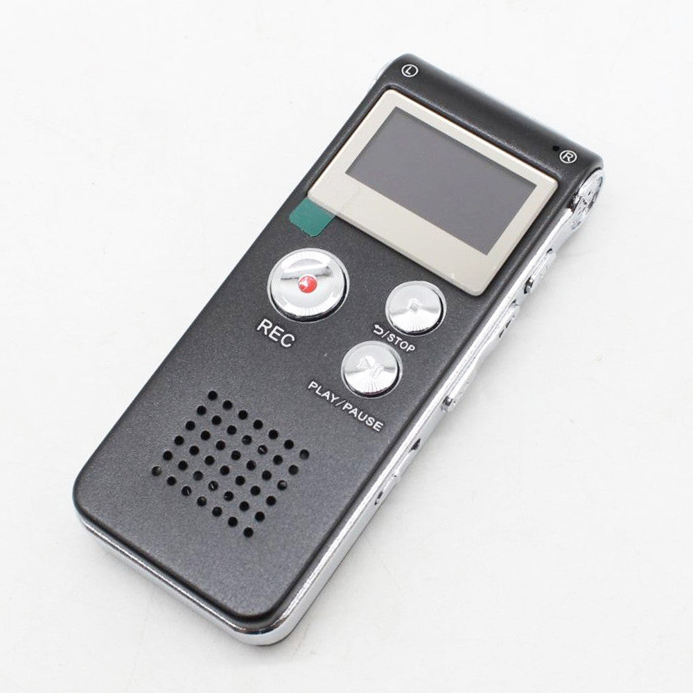 Цифровий диктофон з голосовою активацією та дисплеєм, 8 Гб, MP3, від USB / Міні диктофон портативний