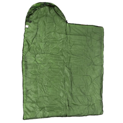 Зимовий спальний мішок з капюшоном до -20°С, 220х70см, Камуфляж / Утеплений спальник-ковдра в похід