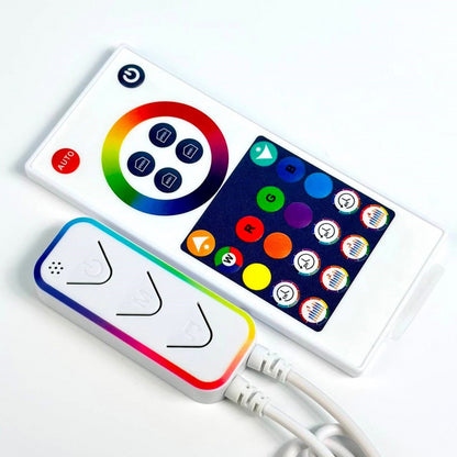Розумна неонова стрічка RGB від USB, 5м, з Bluetooth + Пульт, SFK-11 / Гнучка світлодіодна стрічка / Гнучкий неон