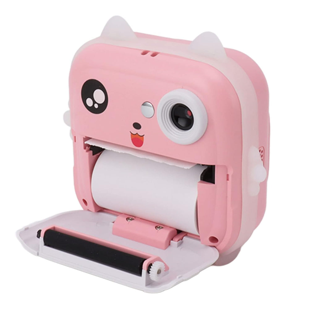 Дитяча камера миттєвого друку 24Мп, от USB +2 рулони паперу, Q5, Рожевий / Камера моментального друку