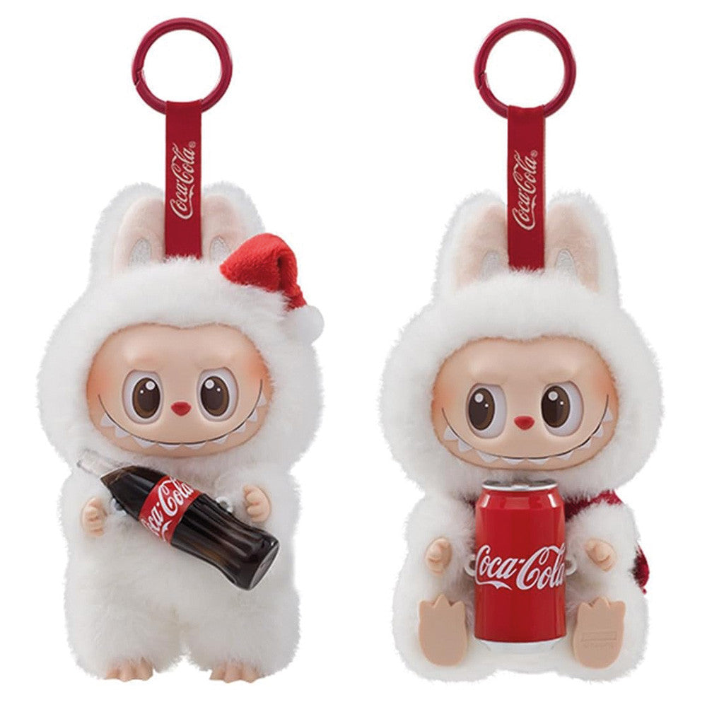 М'яка іграшка-брелок Labubu "Coca-Cola", 17см, Сюрприз / Плюшева фігурка Лабубу / Іграшка сюрприз Labubu