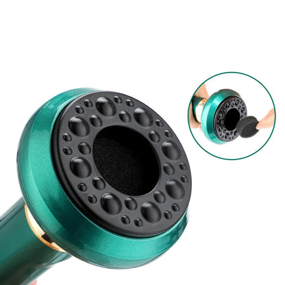 Вакуумний масажер від целюліту з підігрівом та USB, 12 режимів, Зелений / Антицелюлітний масажер для тіла