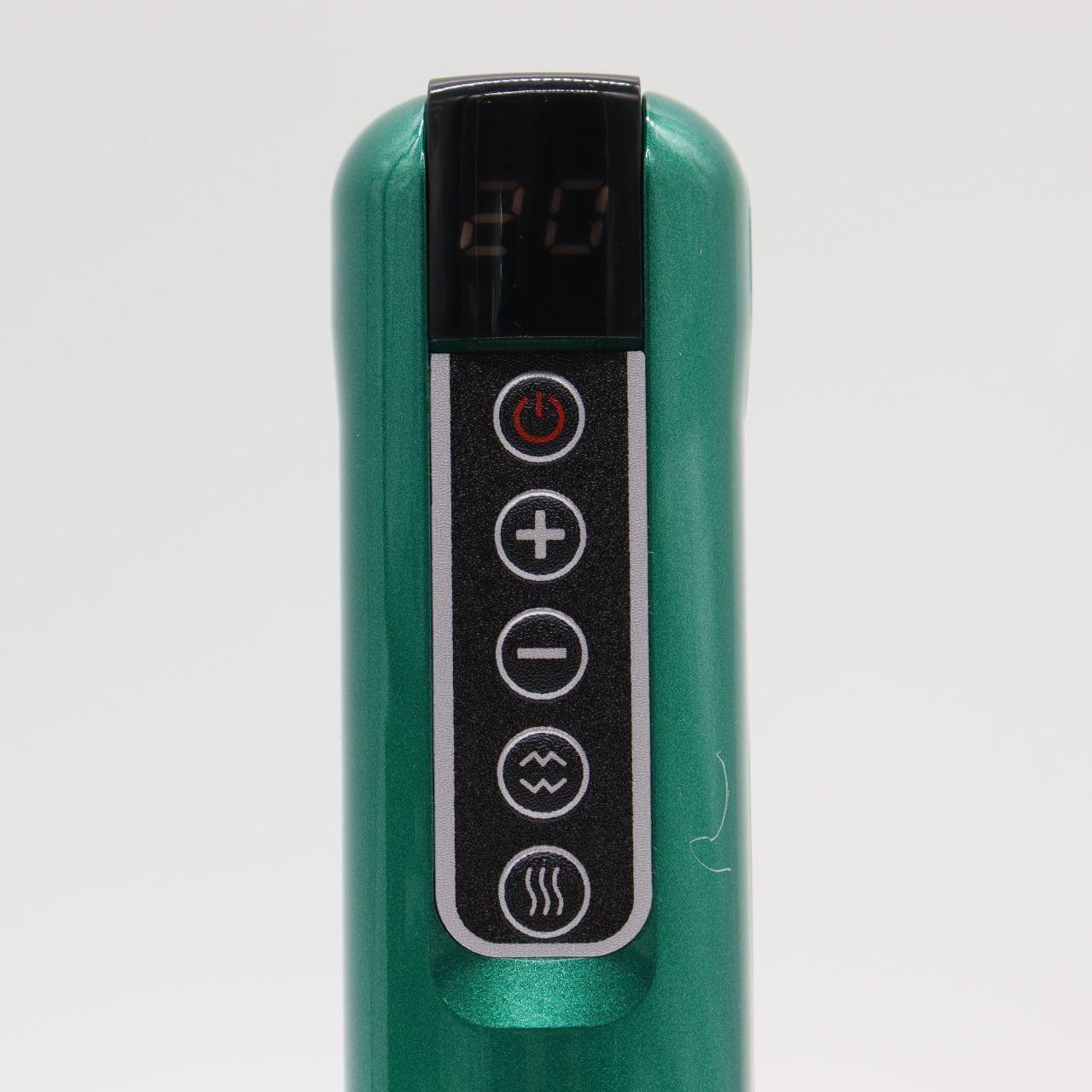 Вакуумний масажер від целюліту з підігрівом та USB, 12 режимів, Зелений / Антицелюлітний масажер для тіла