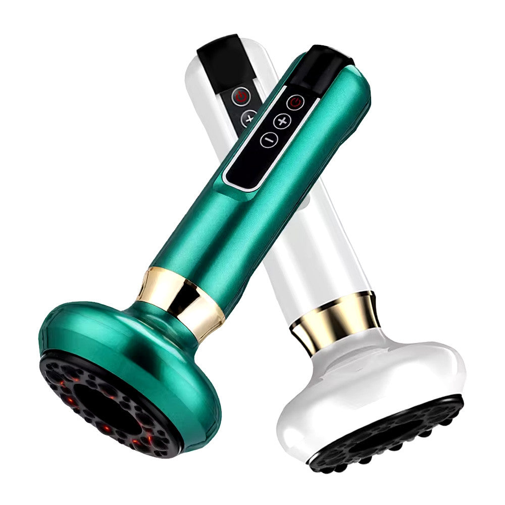 Вакуумний масажер від целюліту з підігрівом та USB, 12 режимів, Білий / Антицелюлітний масажер для тіла