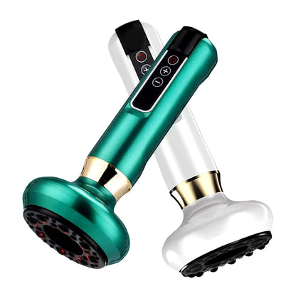 Вакуумний масажер від целюліту з підігрівом та USB, 12 режимів, Білий / Антицелюлітний масажер для тіла