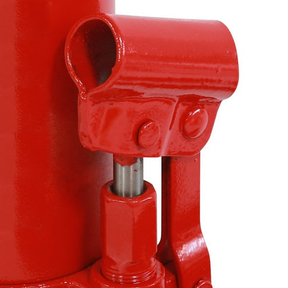 Домкрат гідравлічний 10 тонн для авто / Сталевий однократний домкрат / Пляшковий домкрат