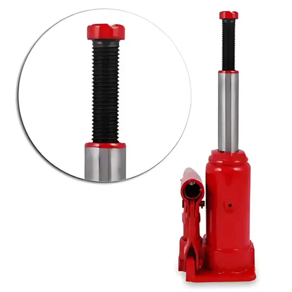 Домкрат гідравлічний 10 тонн для авто / Сталевий однократний домкрат / Пляшковий домкрат