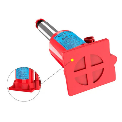 Домкрат гідравлічний 10 тонн для авто / Сталевий однократний домкрат / Пляшковий домкрат