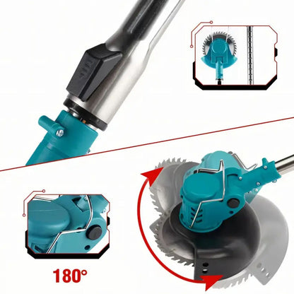 Акумуляторна газонокосарка + 2 АКБ 36V, Lawn mower / Газонокосарка електрична / Тример для кущів і трави