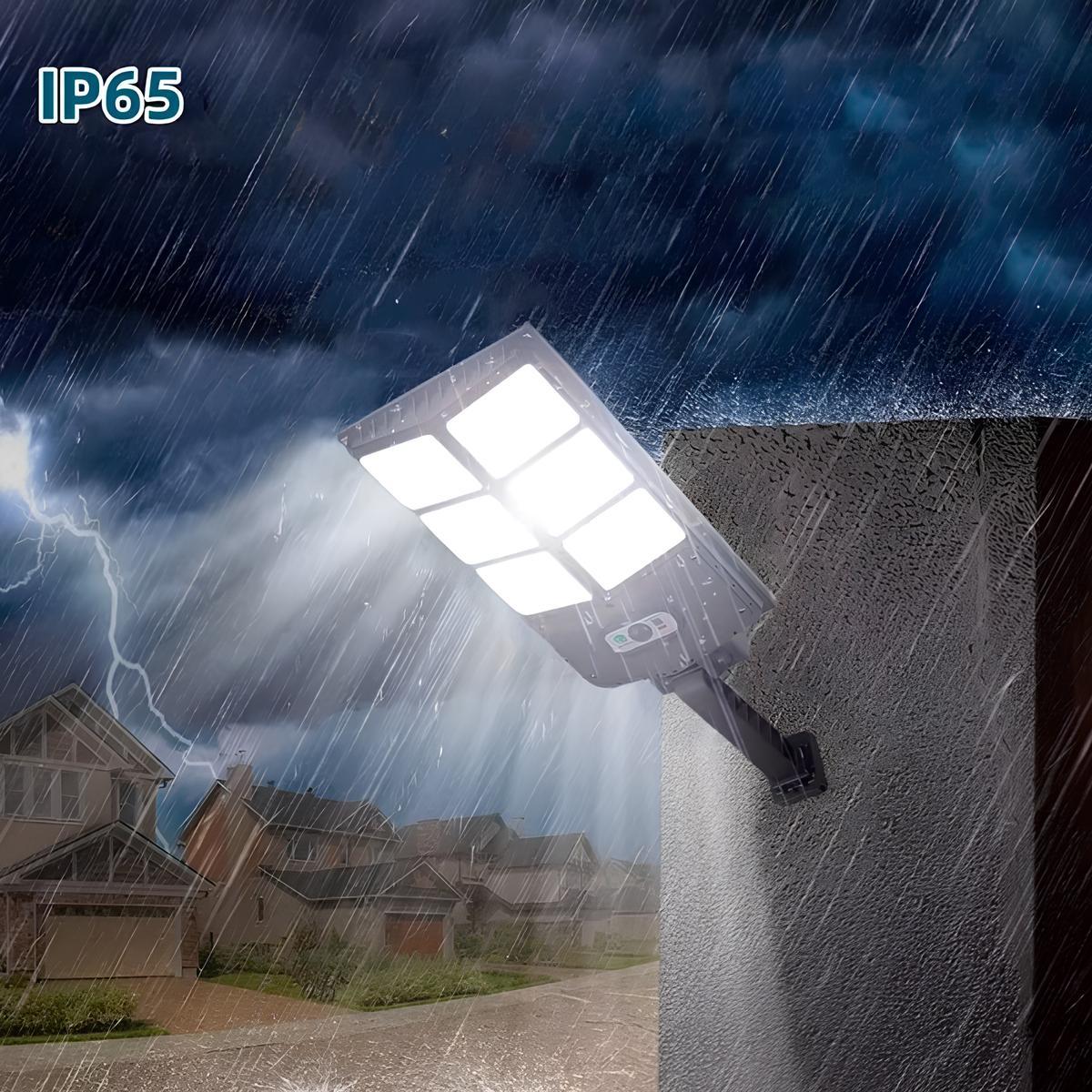 Вуличний ліхтар на сонячній батареї з пультом 180LED, W789A-3 / Світильник за датчиком руху