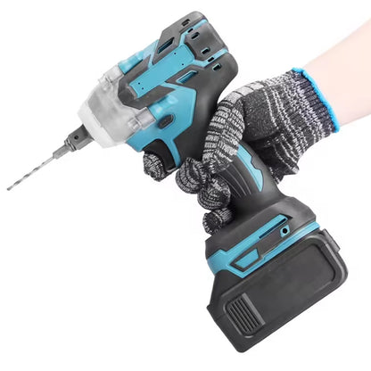 Акумуляторний шуруповерт 48W з набором інструментів та 2 акумуляторами / Гайковерт / Ударний шуруповерт