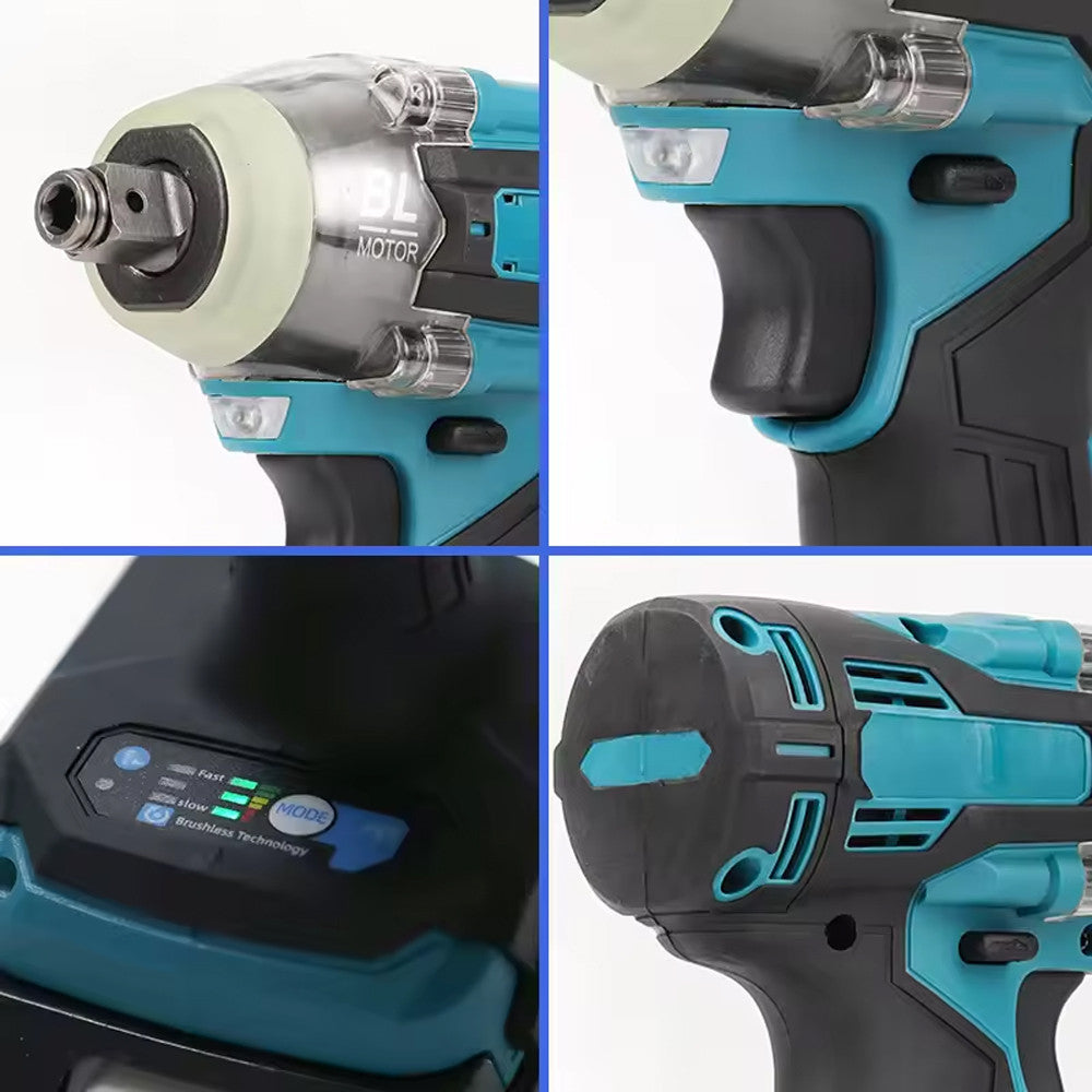 Акумуляторний шуруповерт 48W з набором інструментів та 2 акумуляторами / Гайковерт / Ударний шуруповерт