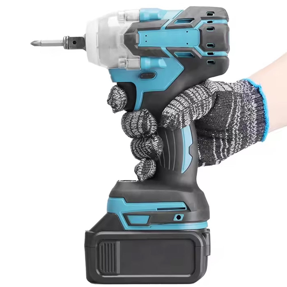 Акумуляторний шуруповерт 48W з набором інструментів та 2 акумуляторами / Гайковерт / Ударний шуруповерт