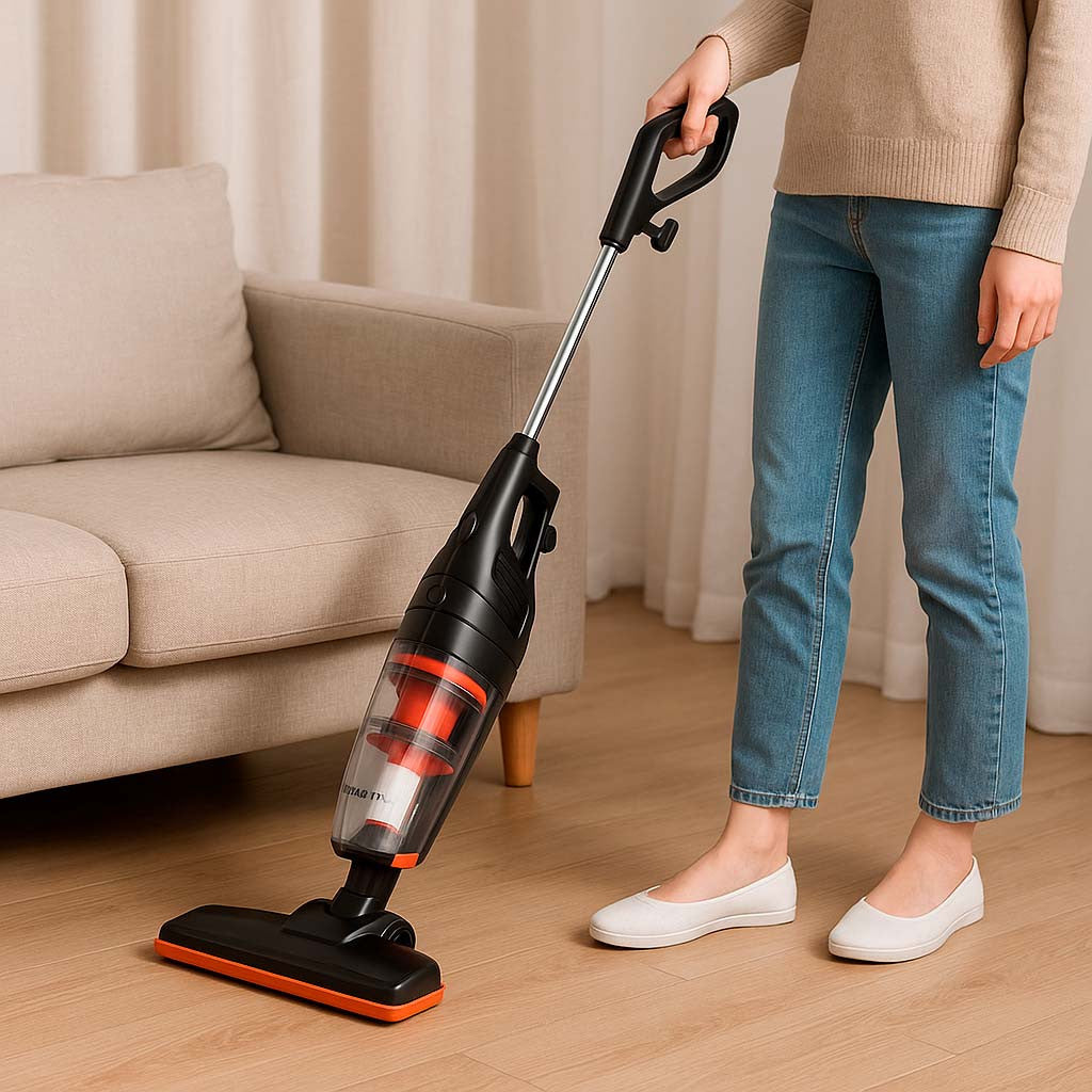 Вертикальний бездротовий пилосос 3000Вт + 2 насадки SK-13036 / Ручний пилосос / Акумуляторний пилосос