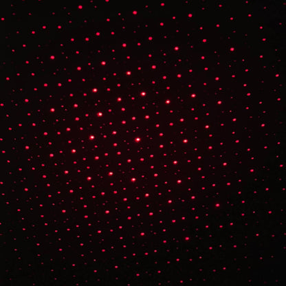 Лазерний проектор у машину від USB, STAR DL190, Рожевий / Міні підсвічування для салону авто / Червоне зоряне небо в авто