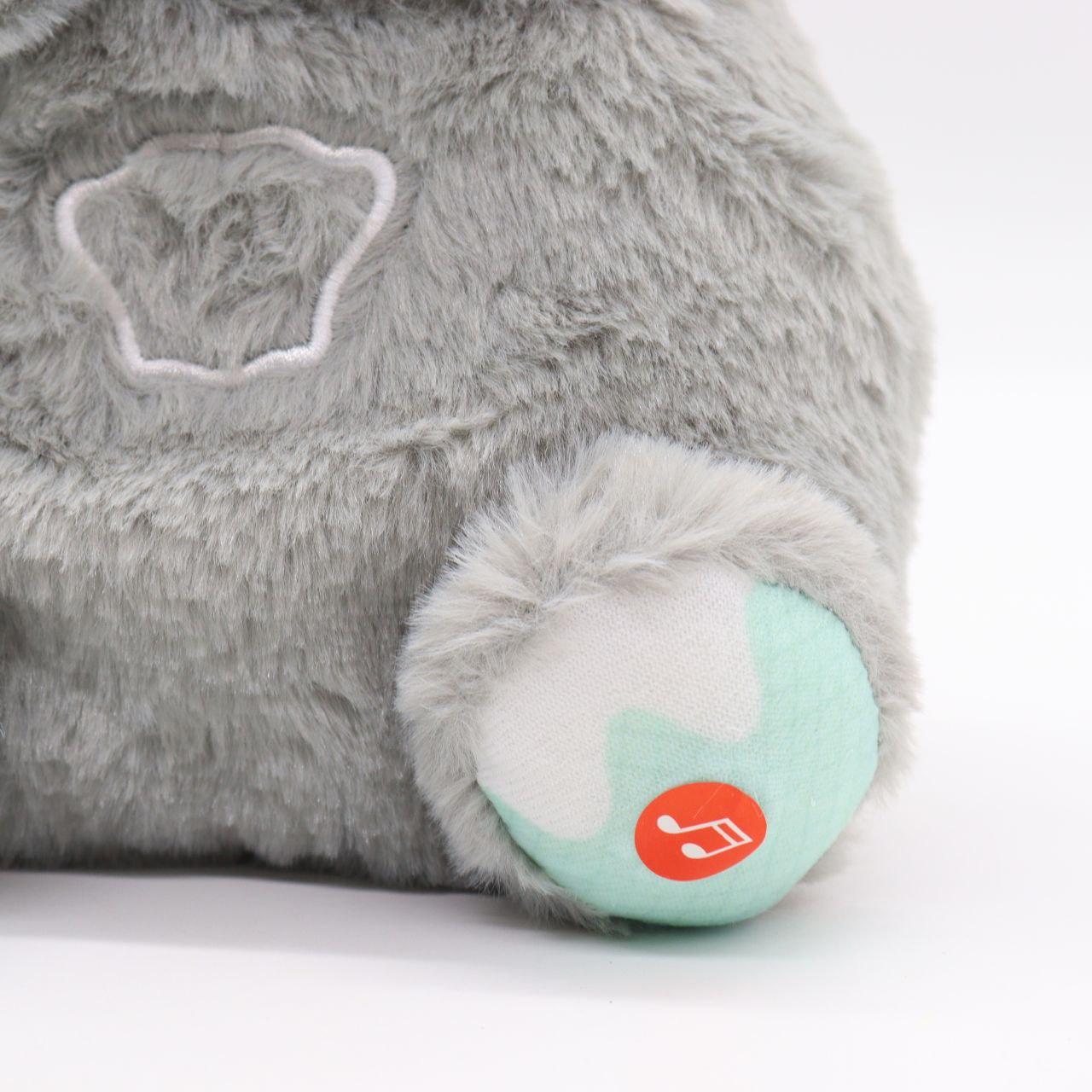 М'яка іграшка-нічник Дихаюча видра (30см), від батарейок / Іграшка дихаюча видра / Нічник для сну видра