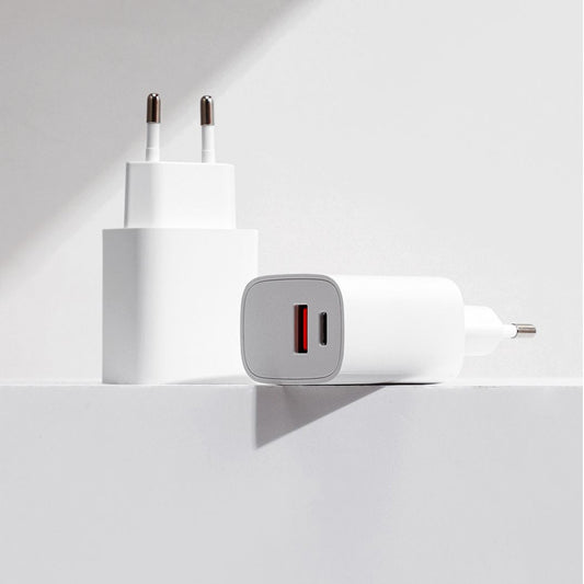 Мережевий адаптер 25Вт Type-C зі швидкою зарядкою / Блокування для заряджання / Зарядний пристрій