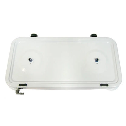 Газова плита настільна 2-х конфоркова SGS-6002, біла / Настільна двоконфоркова плита