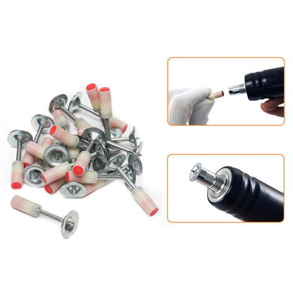 Піроксилінові цвяхи 7,3x27мм з шайбою 16мм / Монтажні цвяхи для ручного гвоздозабивного пістолета