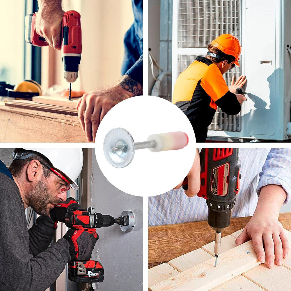 Монтажні цвяхи піроксилінові 7,3х42мм із шайбою 16мм (200 шт) / Дюбель-цвяхи для пневмоінструменту