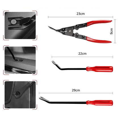Набір інструментів для розбирання та обшивки салону автомобіля 46 в 1 / Інструменти в кейсі для зняття обшивки