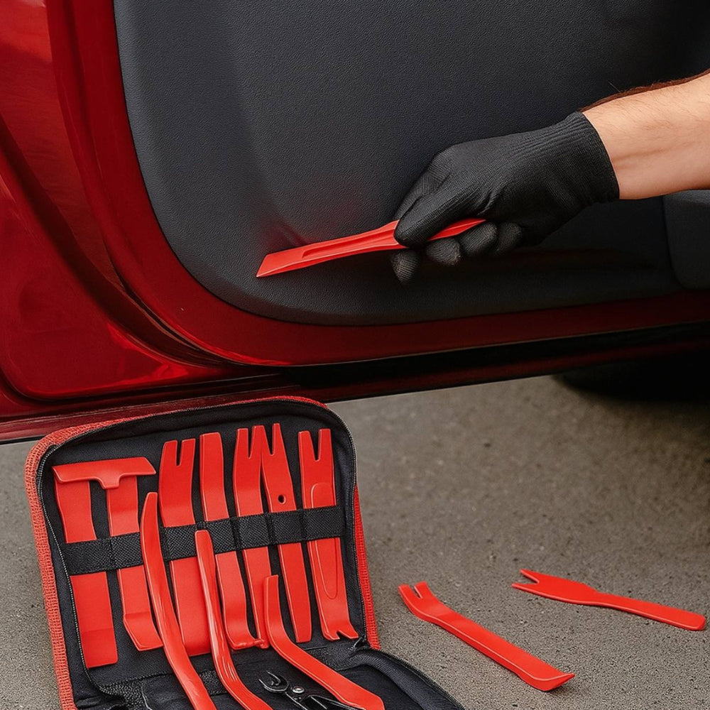 Набір інструментів для розбирання та обшивки салону автомобіля 46 в 1 / Інструменти в кейсі для зняття обшивки