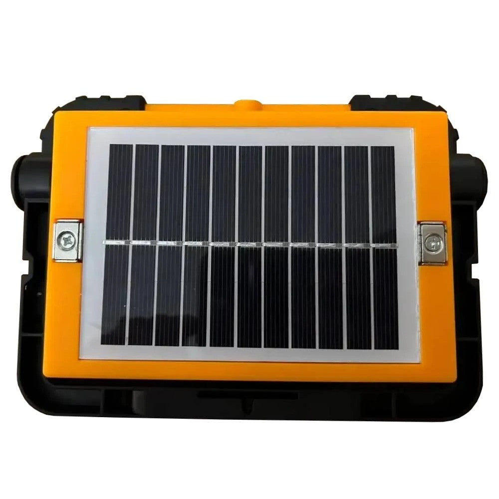Ліхтар прожектор із сонячною батареєю, PowerBank + 2 лампочки, JN-901 / Акумуляторний прожектор переносний