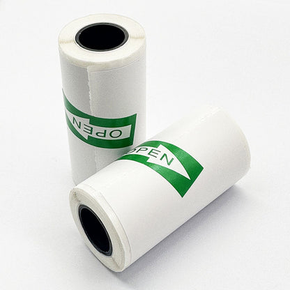 Самоклеючий папір для термопринтера (1шт) 57х25мм / Самоклейка для термопринтера / Термопапір наклейка