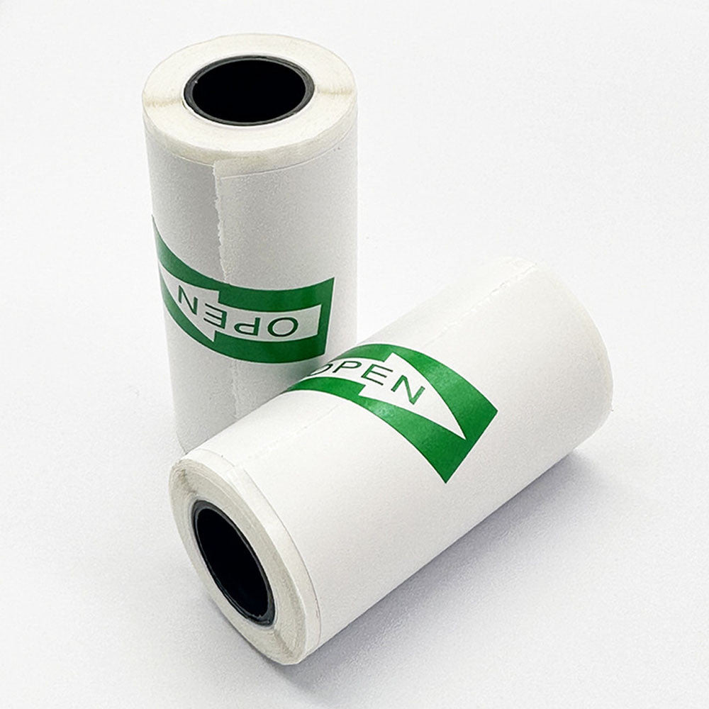 Самоклеючий папір для термопринтера (1шт) 57х25мм / Самоклейка для термопринтера / Термопапір наклейка