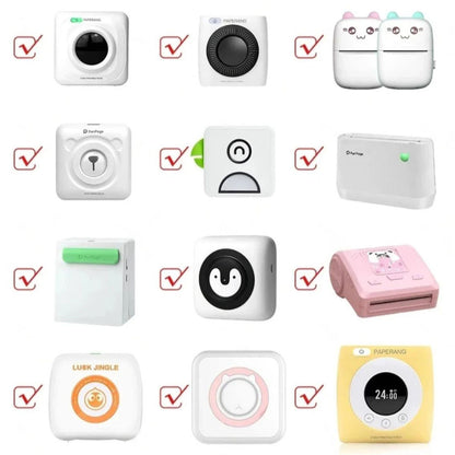 Самоклеючий папір для термопринтера (1шт) 57х25мм / Самоклейка для термопринтера / Термопапір наклейка