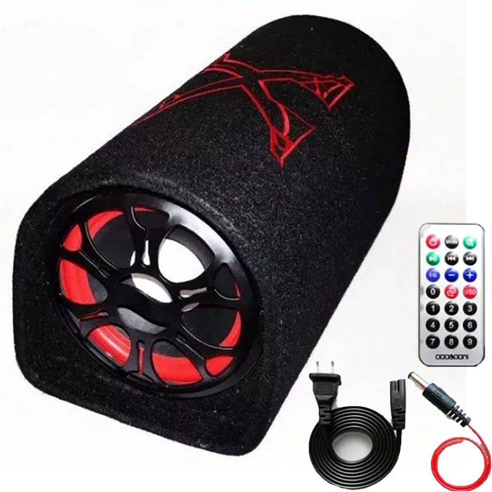 Активний автомобільний сабвуфер 8 дюймів з Bluetooth і пультом дистанційного керування, Xplod / Універсальний активний