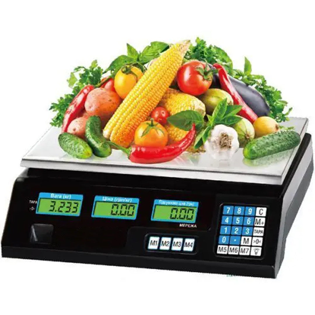 Ваги торговельні до 55кг Staropera / Ваги торгові для магазину / Ваги для торгівлі / Ваги електронні