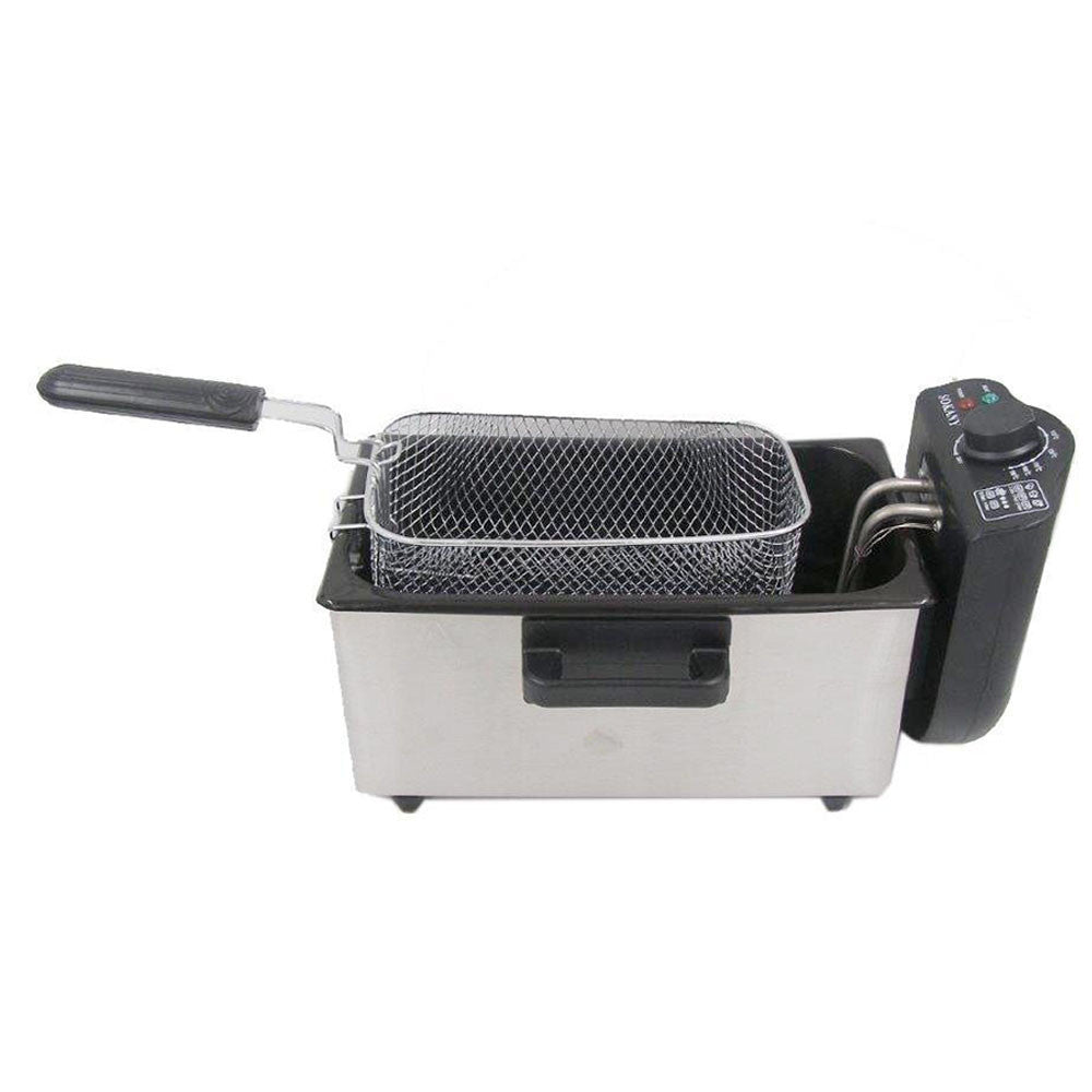 Фритюрниця електрична 3.5л 2000Вт WJ-800 / Електрофритюрниця для приготування картоплі фрі