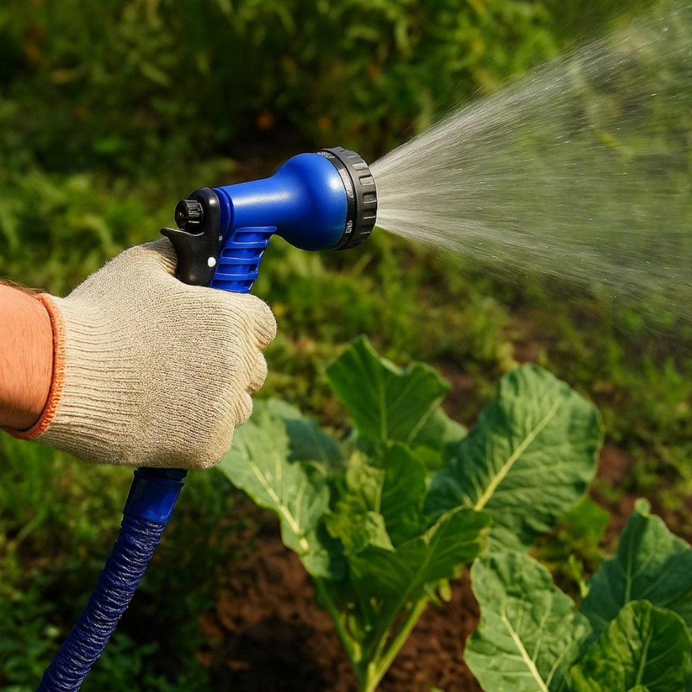 Гнучкий шланг високого тиску для поливу 50м / Шланг садовий / Шланг поливальний