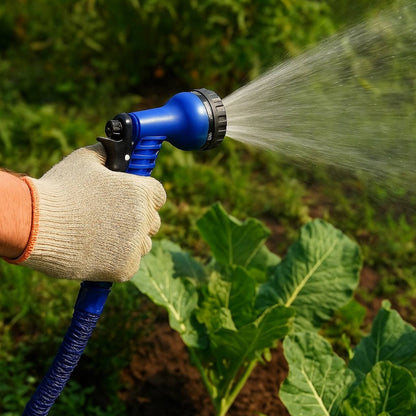 Гнучкий шланг високого тиску для поливу 50м / Шланг садовий / Шланг поливальний