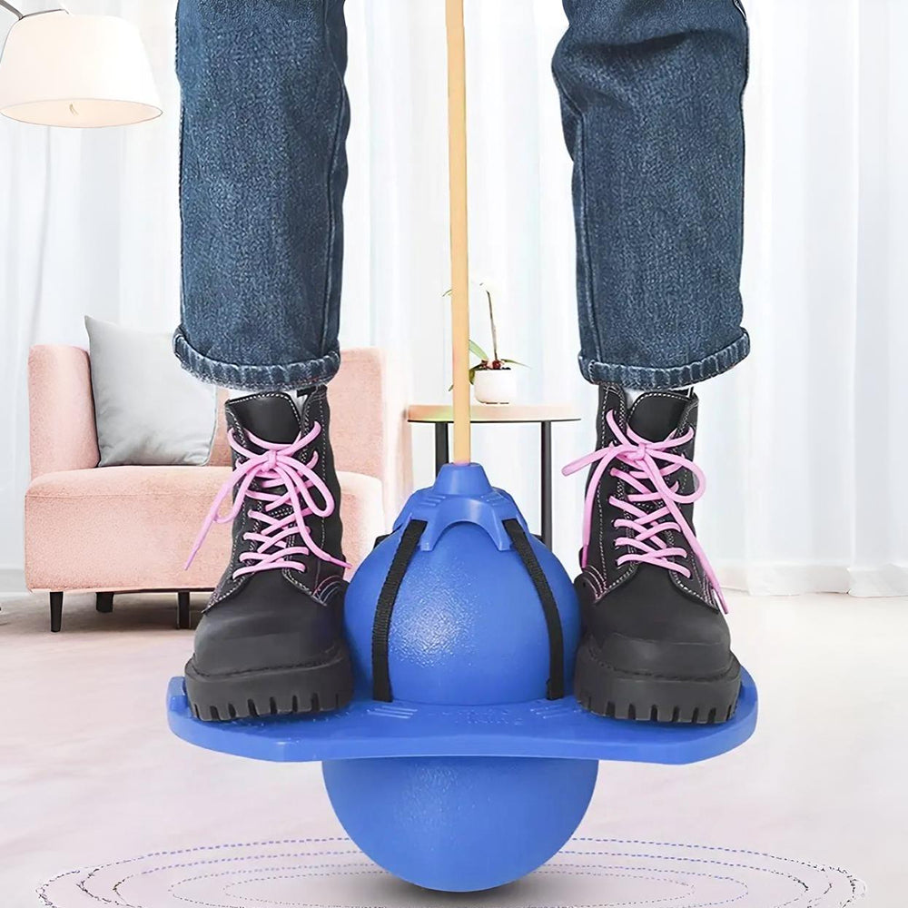 Дитячий м'яч для стрибків до 70кг + Насос Jumbo Viking / Джампінг для дітей / Джампер / Тренажер для стрибків