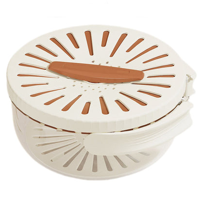 Ковшик-друшляк складаний, 15,5х8,3см / Контейнер для миття овочів / Кухонна миска-друшляк