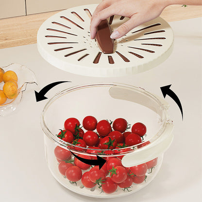 Ковшик-друшляк складаний, 15,5х8,3см / Контейнер для миття овочів / Кухонна миска-друшляк