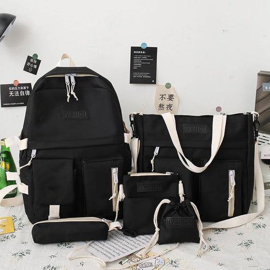 Рюкзак-трансформер 5в1, 42x30x11см, Чорний / Міський рюкзак / Рюкзак підлітковий / Дитячий рюкзак /Портфель