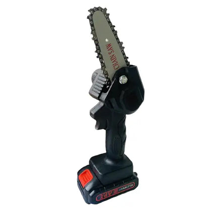 Акумуляторна ланцюгова пила 6'' + 1 АКБ 24В / Ланцюгова міні пила / Пила акумуляторна ручна