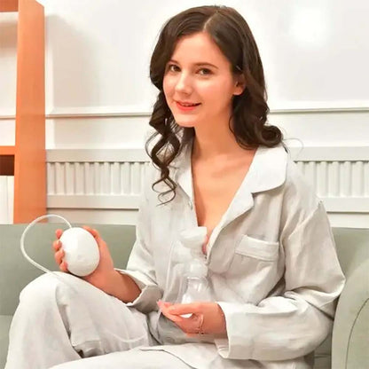 Молоковідсмоктувач подвійний 150мл, від USB, RH228 / Молоковідсмоктувач електричний / Лактатор електричний