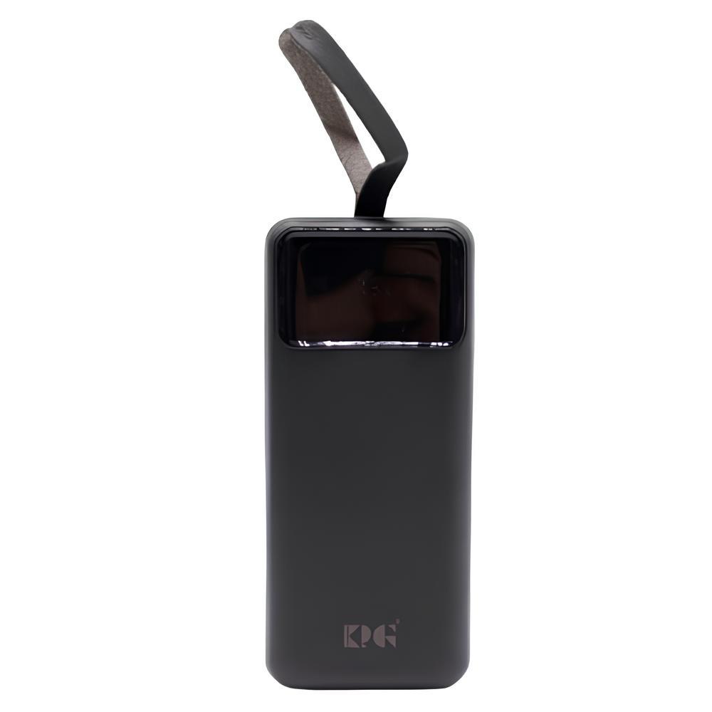 Power Bank з ліхтариком 40000мАч (2×USB, microUSB, Type-C), KPG-402 / Повербанк / Павер банк