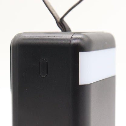 Power Bank з ліхтариком 40000мАч (2×USB, microUSB, Type-C), KPG-402 / Повербанк / Павер банк