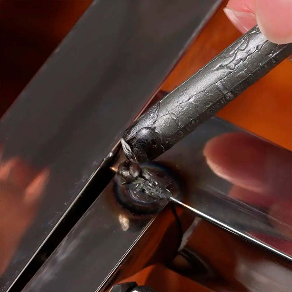 Набір стрижнів для зварювання 78мм, 3шт / Зварювальні стрижні з порошковою серцевиною / Стрижні для пайки алюмінію