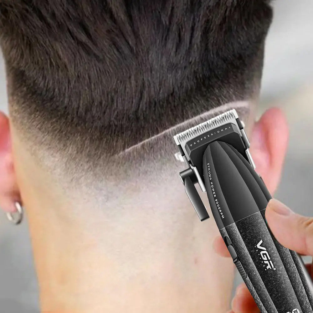 Набір для стрижки 2в1 (9 насадок) від USB, VGR V-640 / Акумуляторна машинка для стрижки / Тример для стрижки